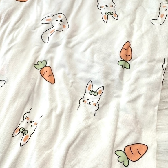 STAINF | 🥕 Bamboo Convertible Zip Easter Romper - Picture 5 of 6